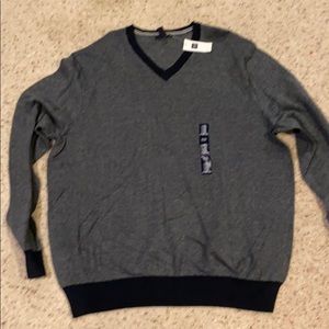 NWT Navy Blue GAP Vneck Sweater